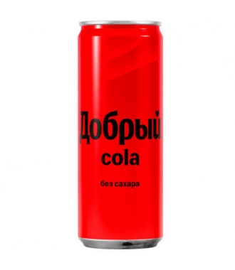 Кола добрый жб 0.33 без сахара