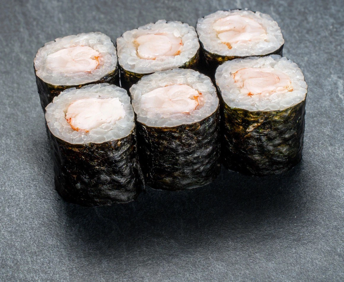 Маки с креветкой 8шт